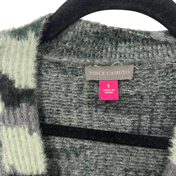 Vince Camuto Camouflage Knit Button Front Cardigan Sweater Small - Picture 3 of 6
